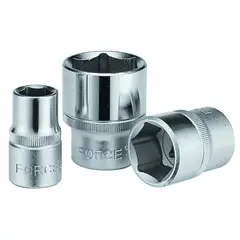 FORCE - LLAVE COPA CUADRANTE 3/8" X 5/8" 6 PUNTAS (3 UNDS)