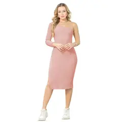 MARKETING PERSONAL - Vestido Largo Mujer Rosa Mp 145