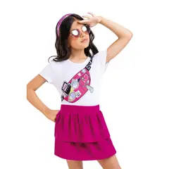 MARKETING PERSONAL - Falda Infantil Femenino Fucsia Mp 5709
