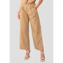 MARKETING PERSONAL - Pantalón Mujer Beige Mp 105145