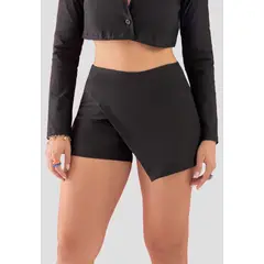 ATYPICAL - Falda Short Mujer Negro 104505