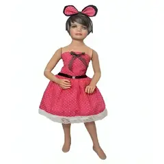 VANIDADES COLLECTIONS - Disfraz Minnie Disfraz Vestido Para Niña Minnie_.