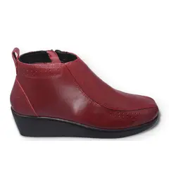 CALZADO ROMULO - Botin Cuero Dama Tacón Corrido Marca Romulo