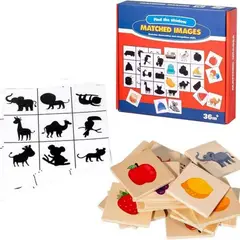 GENERICO - Juego Didactico Encuentra La Figura Sombre Aprendizaje Niños