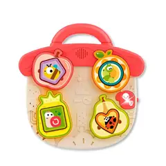 GENERICO - Juguete Encastre Figuras Colores Frutas Sonido + Baterias