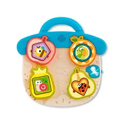 GENERICO - Juguete Encastre Figuras Colores Frutas Sonido + Baterias