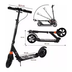 21 ST SCOOTER - Patineta Scooter Freno De Disco Suspensión Profesional