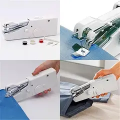 GENERICO - Mini Máquina Coser Eléctrica Mano Inalámbrica Portatil