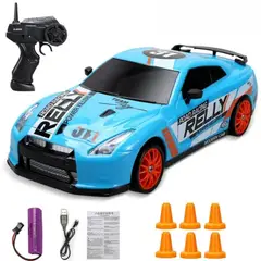 GENERICO - Carro Coche Rc Radio Control Remoto Drift 4wd Azul