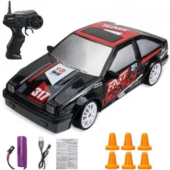 GENERICO - Carro Coche Rc Radio Control Remoto Drift 4wd negro