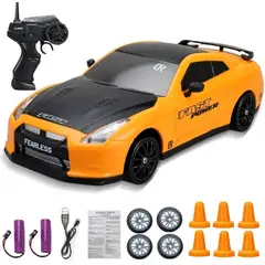 GENERICO - Carro Coche Rc Radio Control Remoto Drift 4wd Ama x 2 bat