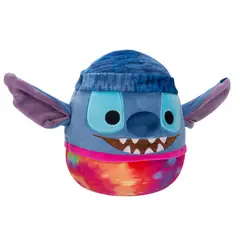 DISNEY - Peluche Stitch Usando Gorro Y Tie Dye Squishmallows 16Cm