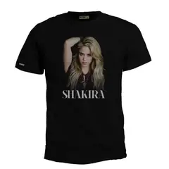 CREACIONES NU CROWN - Camiseta Shakira Poster Pop Rock Nu Crown Hombre Color Negro