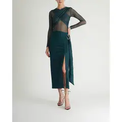 MIA AMORE - Falda monarca Verde FALMONARCAGREEN