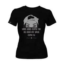 CREACIONES NU CROWN - Camiseta Dama shakira - Loba mujer Negra Original Nu Crown