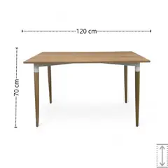 EKONOMODO COLOMBIA - Comedor Kano + 4 Sillas Eames Botones Camel