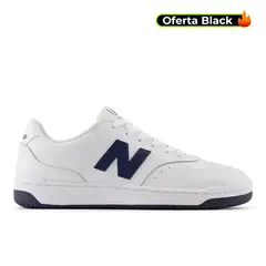 NEW BALANCE - Tenis Bb80-Blanco/Azul