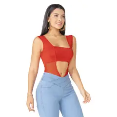 MARKETING PERSONAL - Body Mujer Rojo Mp 100291