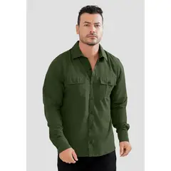 MARKETING PERSONAL - Camisa Hombre Verde Mp 104974