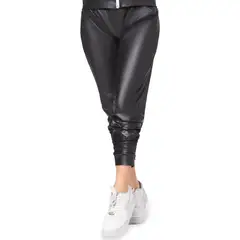 FORMAS INTIMAS - Pantalón Sudadera Mujer Negro Fi 6299