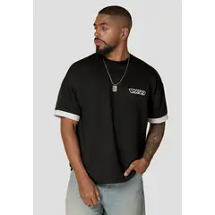 ATYPICAL - Camiseta Hombre Negro 104903