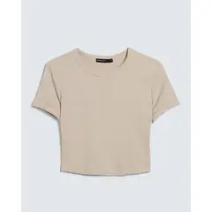 SEVEN SEVEN - Camiseta Para Mujer Manga Corta Color Beige Marca #28095921