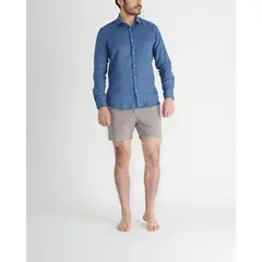 VOIE - Camisa gabo Azul CAMISAGABOBLU