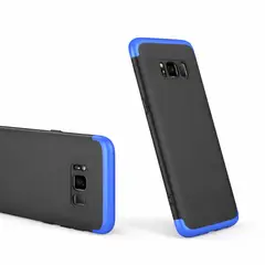 GENERICO - Funda Carcasa Estuche Protector Para Samsung S8 Plus Negro con Azul