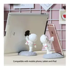 AFM - Porta Celular Astronauta Para Escritorio Mesa Soporte Móvil