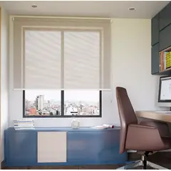 NOVELTY HOME - Cortina Enrollable Solar Screen Beige 140x180 cm