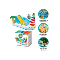 INTEX - Juego centro de actividades Tobogán Playcenter