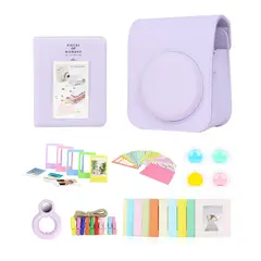 GENERICO - Combo de Accesorios Instax Mini 12 - Lila