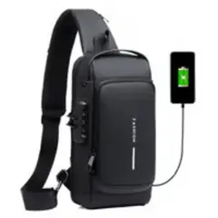 GENERICO - Bolso Manos Libres Tipo Pechero Para Hombre Con Clave.