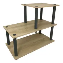 DIMATEX LEON - Mesa Auxiliar Tres Niveles Sala Decorativa Moderna Refvigo