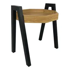 DIMATEX LEON - Mesa Auxiliar Octogonal Sala Decorativa Moderna Refoviedo