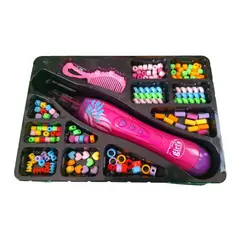 GENERICO - Set Kit Para Hacer Pulseras Peinados Trenzas Cabello Fashion