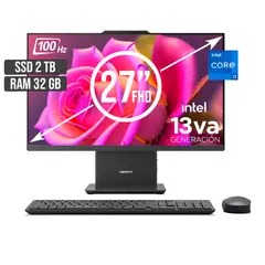 LENOVO - TODO EN UNO INTEL CORE I7-13620H SSD 2TB RAM 32GB LED 27 FHD 100Hz