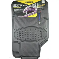 SIMONIZ - Tapetes para Mazda CX-30 de 3 Piezas Caucho PVC Universal
