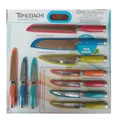 GENERICO - Set De Cuchillos De Cocina 10 Pzas