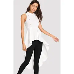 NEGRELI - BLUSA COLA DE PATO CON BOTONES REF-2017