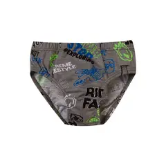 SANTANA - Pantaloncillo Niño Estampado Gris Cemento