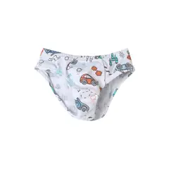 SANTANA - Pantaloncillo Niño Estampado Negro