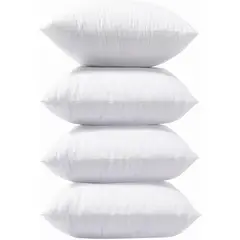 GENERICO - Almohadas Confort 50*70 Set de 4 Unidades. Antiácaros. Color Blanco