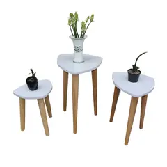 MAOS - Mesa De Centro Sala Auxiliar Nordica Moderna