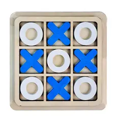 GENERICO - Juego De Mesa Madera Triqui Azul Didactico Interactivo