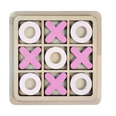 GENERICO - Juego De Mesa Madera Triqui Rosa Didactico Interactivo
