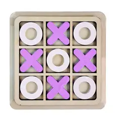 GENERICO - Juego De Mesa Madera Triqui Lila Didactico Interactivo