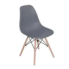 GENERICO - Silla Eames Para Cocina Sala Comedor Decoración Color Gris