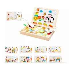 GENERICO - Tablero Didáctico Doble Cara Magnético Juguete