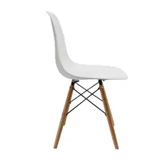 GENERICO - Silla Eames Para Cocina Sala Comedor Decoración Color Blanco